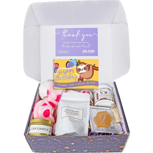 Happy Birthday Gift Box for Her, Personalized Birthday Box With