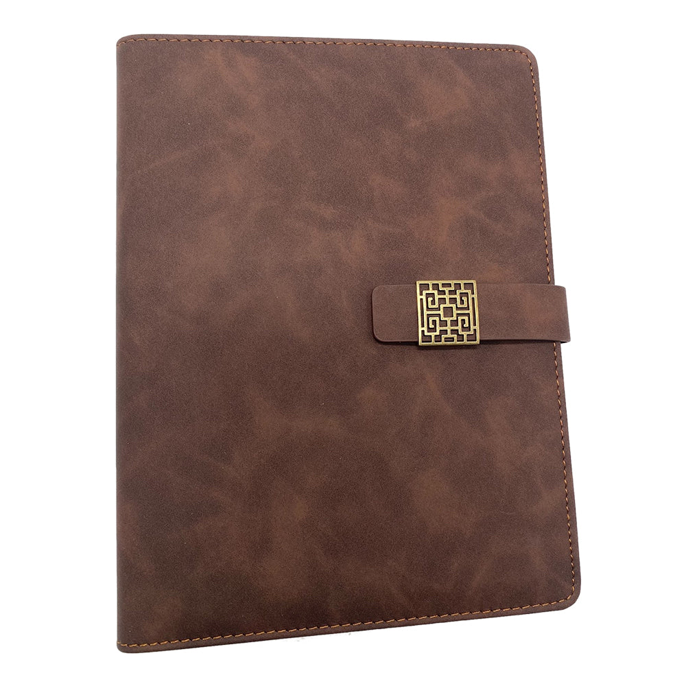 Chemical Free Brown handmade leather journals with 100 sheets and 200 pages